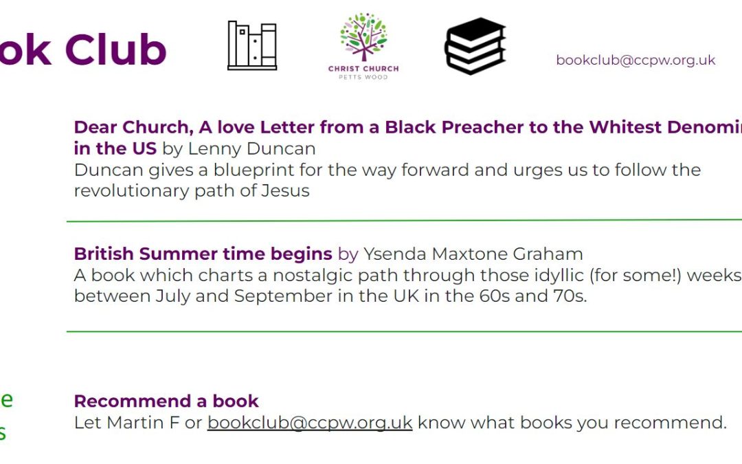 Book Club – Dear Church