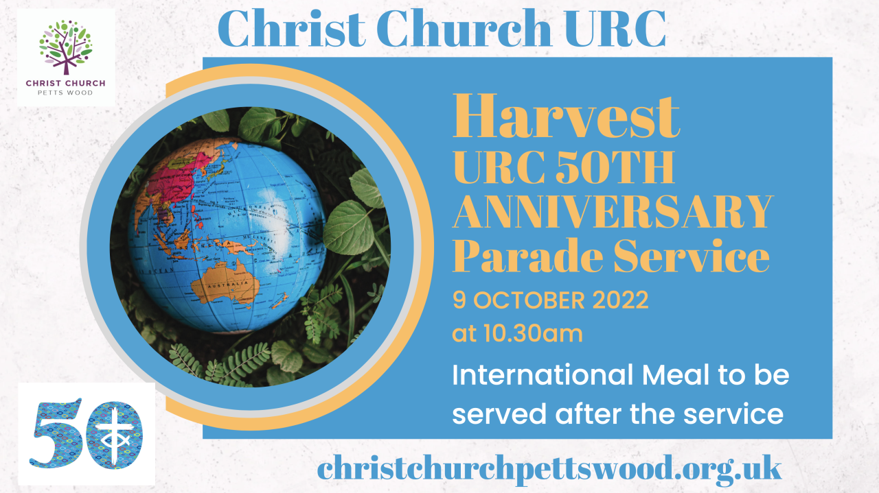 Harvest URC 50th Anniversary Parade service | Christ Church United ...