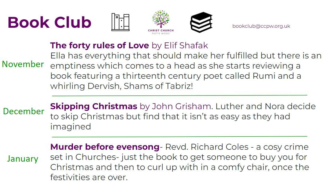 Book Club – the forty rules of Love