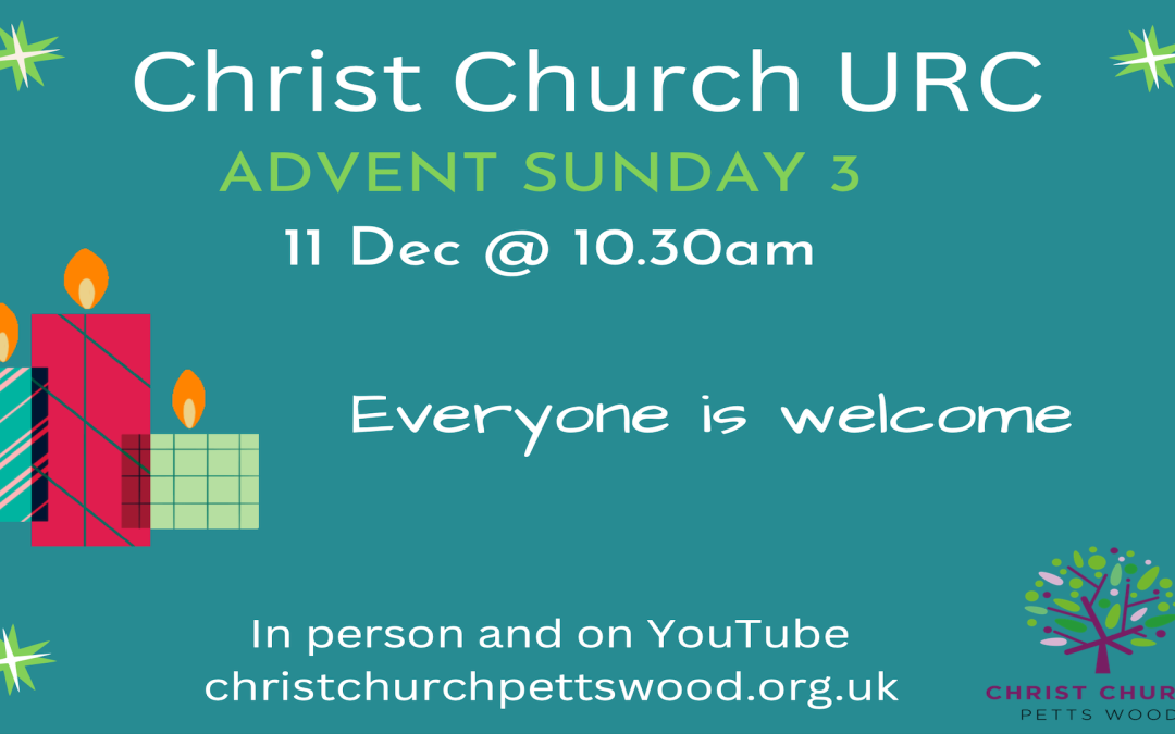 Family Worship – 3rd Sunday in Advent